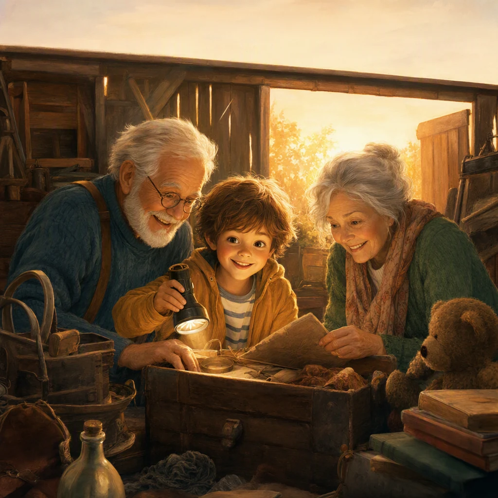 Un fin de semana entero en casa de los abuelos