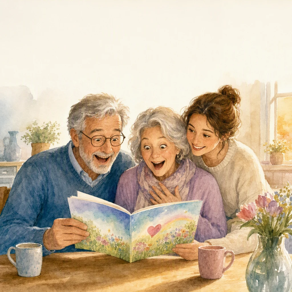 Van a ser abuelos