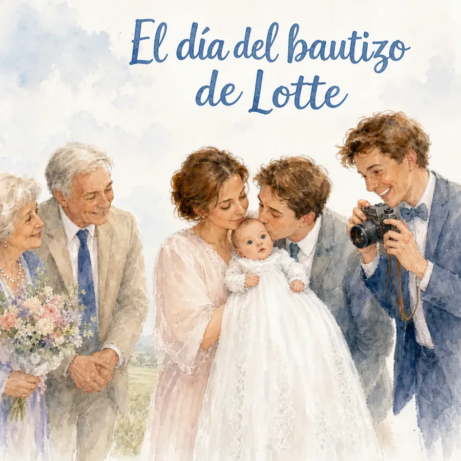 Un regalo de bautizo con su nombre dentro