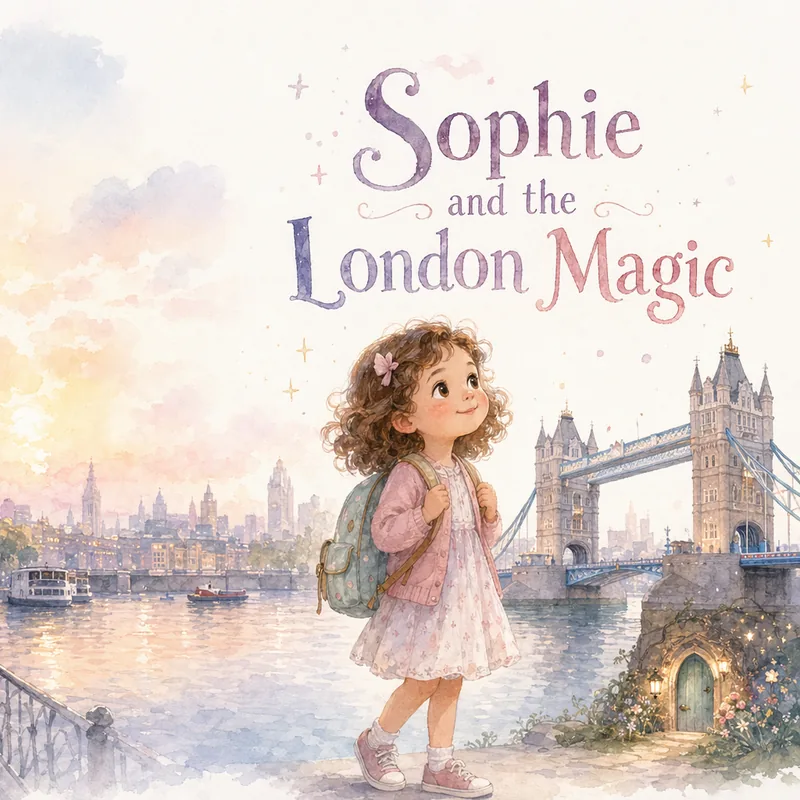 Portada del libro infantil personalizado Sophie y la magia de Londres